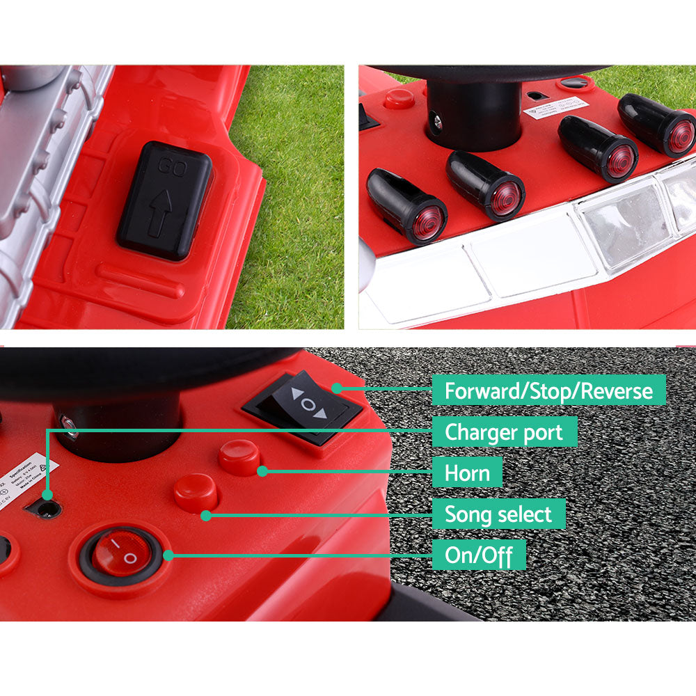 Ride On Cars Kids Electric Toys Car Battery Truck Childrens Motorbike Toy Red Homecoze