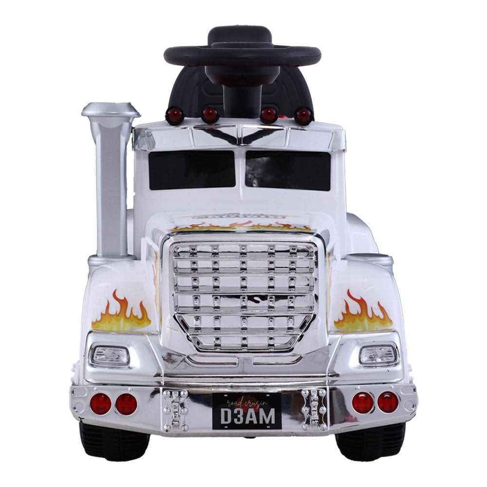 Ride On Cars Kids Electric Toys Car Battery Truck Childrens Motorbike Toy White Homecoze