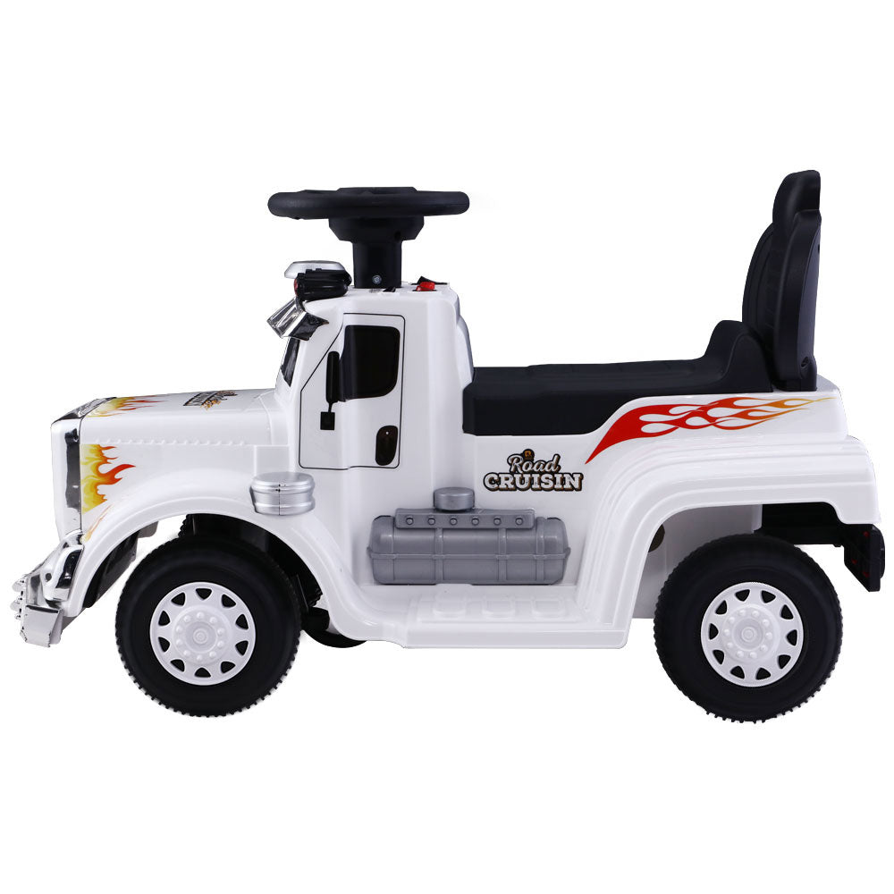 Ride On Cars Kids Electric Toys Car Battery Truck Childrens Motorbike Toy White Homecoze