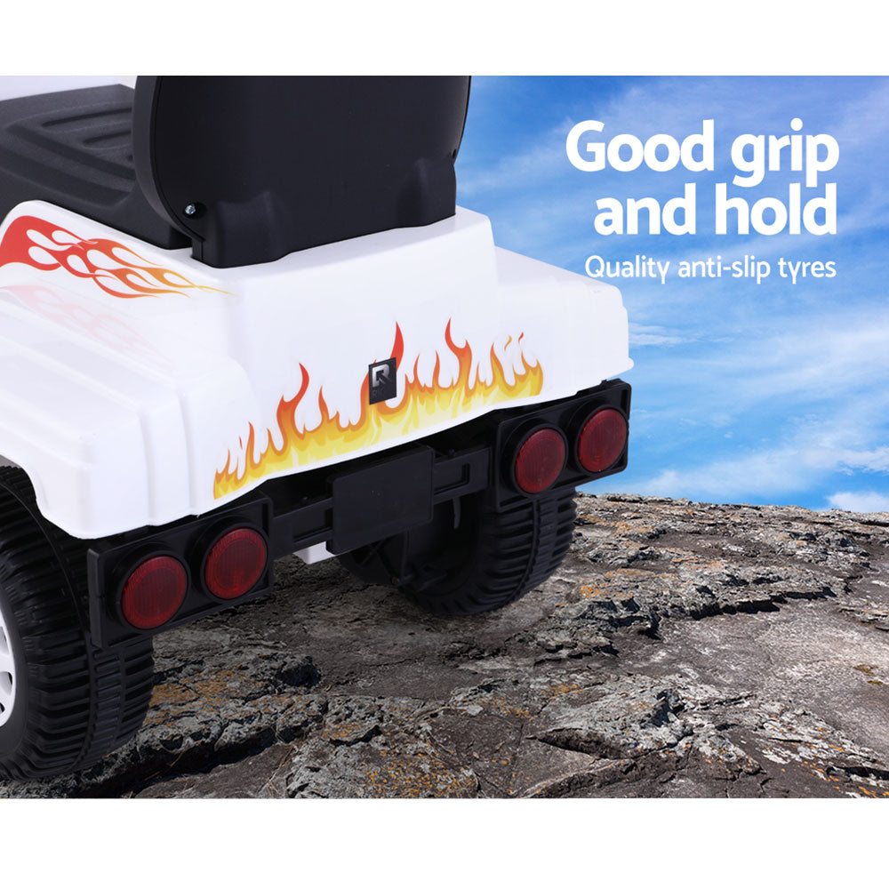 Ride On Cars Kids Electric Toys Car Battery Truck Childrens Motorbike Toy White Homecoze