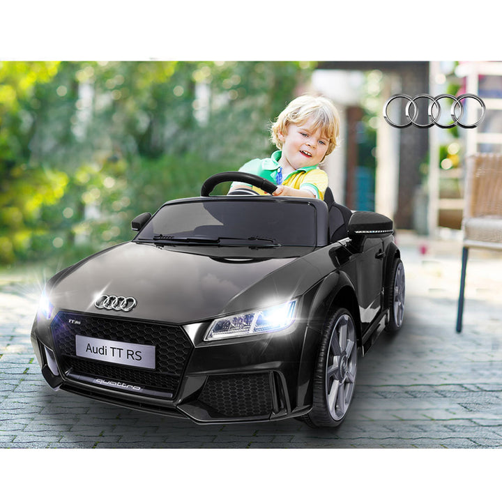 Kids Ride On Car Audi Licensed TT RS Black Homecoze