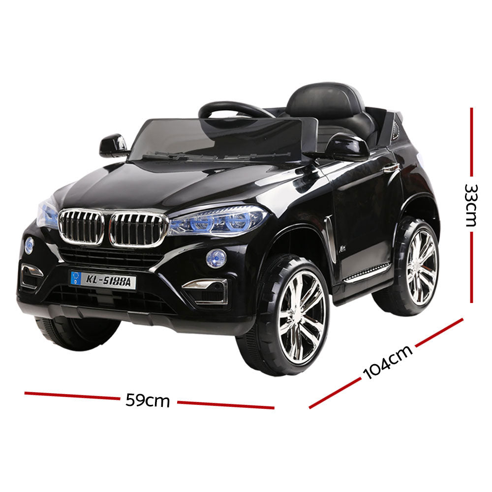 Kids Ride On Car BMW X5 Inspired Electric 12V Black Homecoze