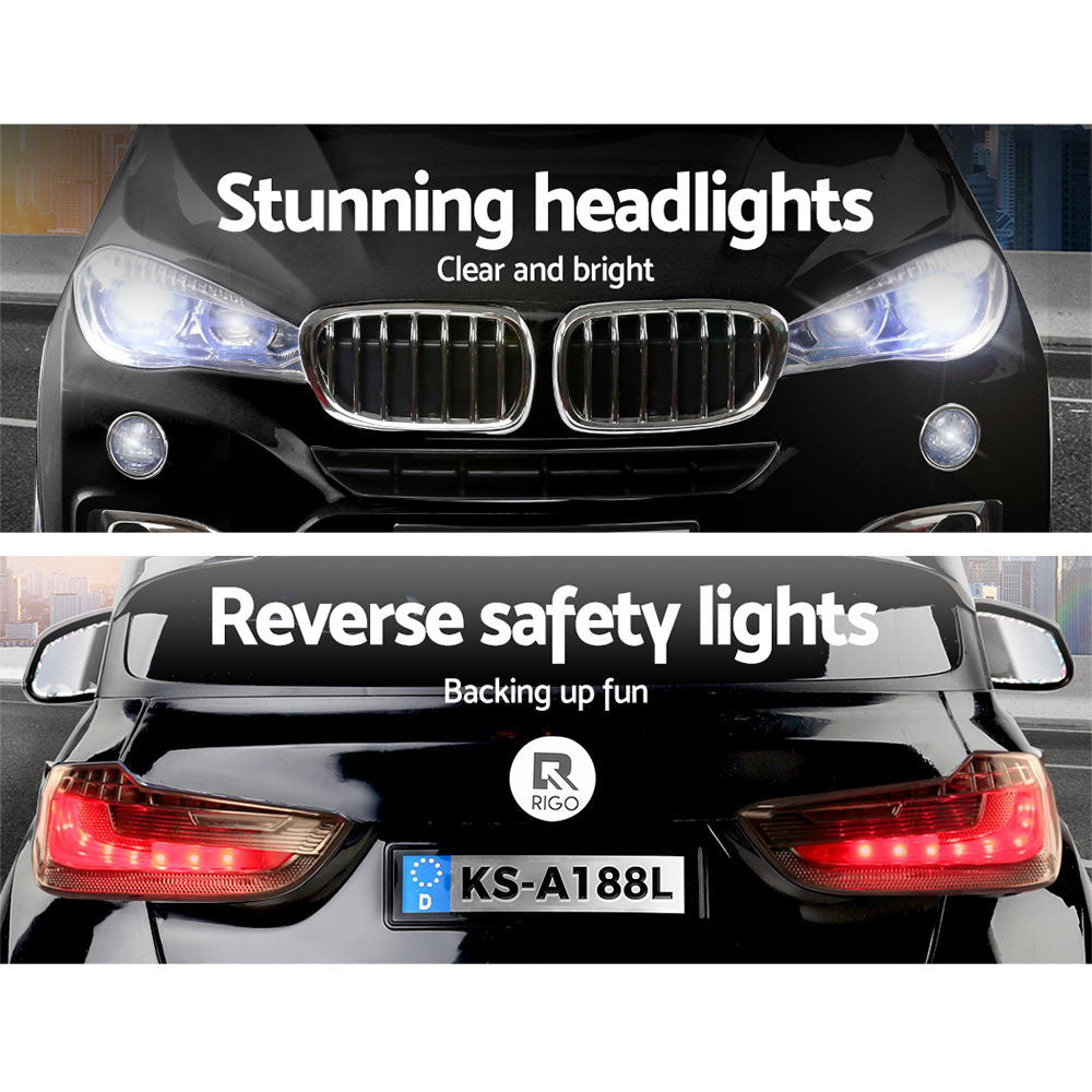 Kids Ride On Car BMW X5 Inspired Electric 12V Black Homecoze