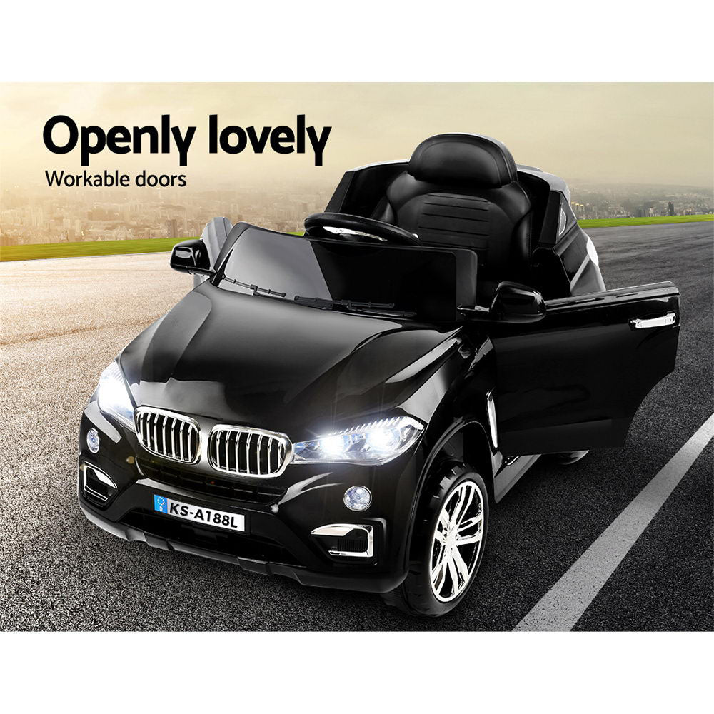 Kids Ride On Car BMW X5 Inspired Electric 12V Black Homecoze