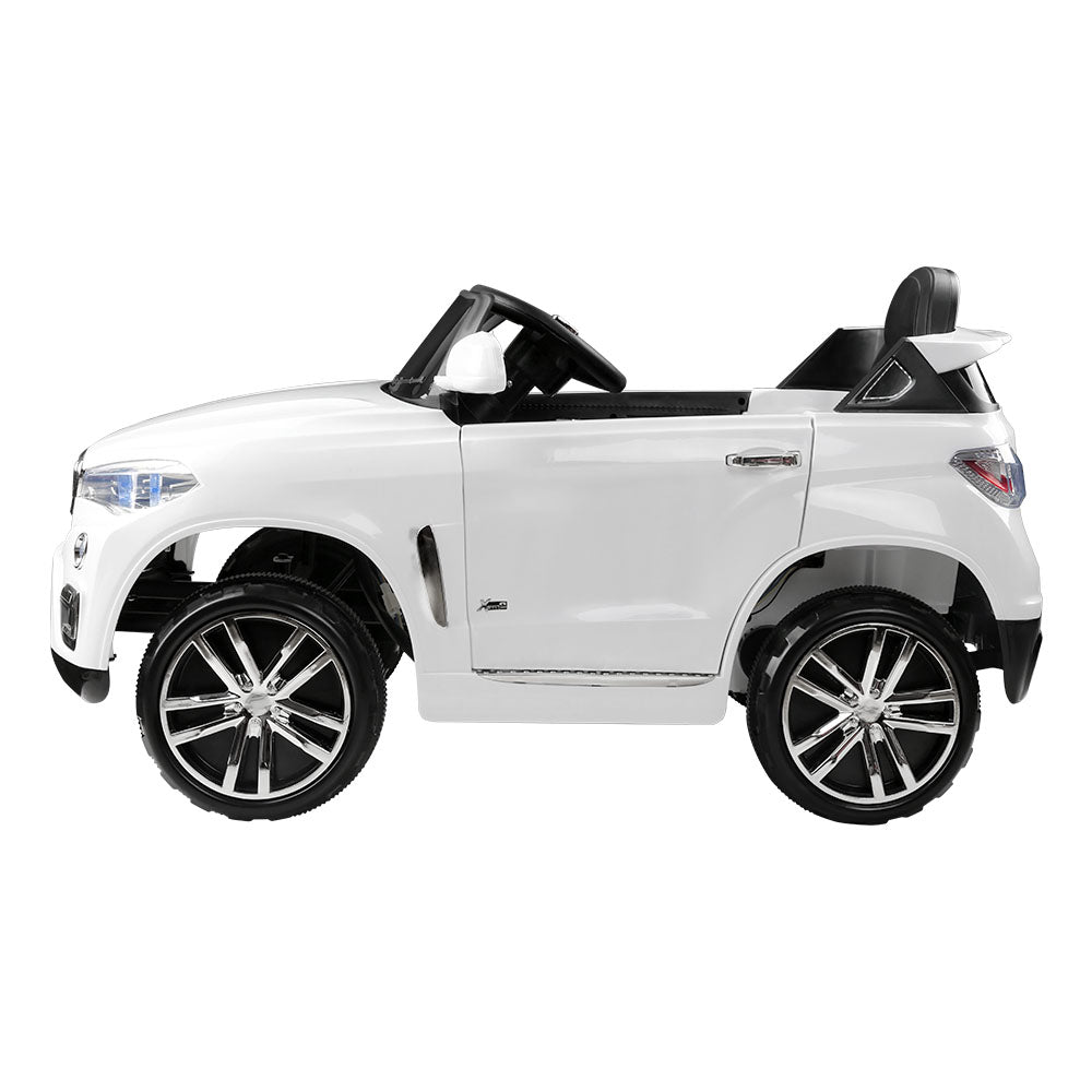 Kids Ride On Car BMW Inspired X5  - White SUV Homecoze