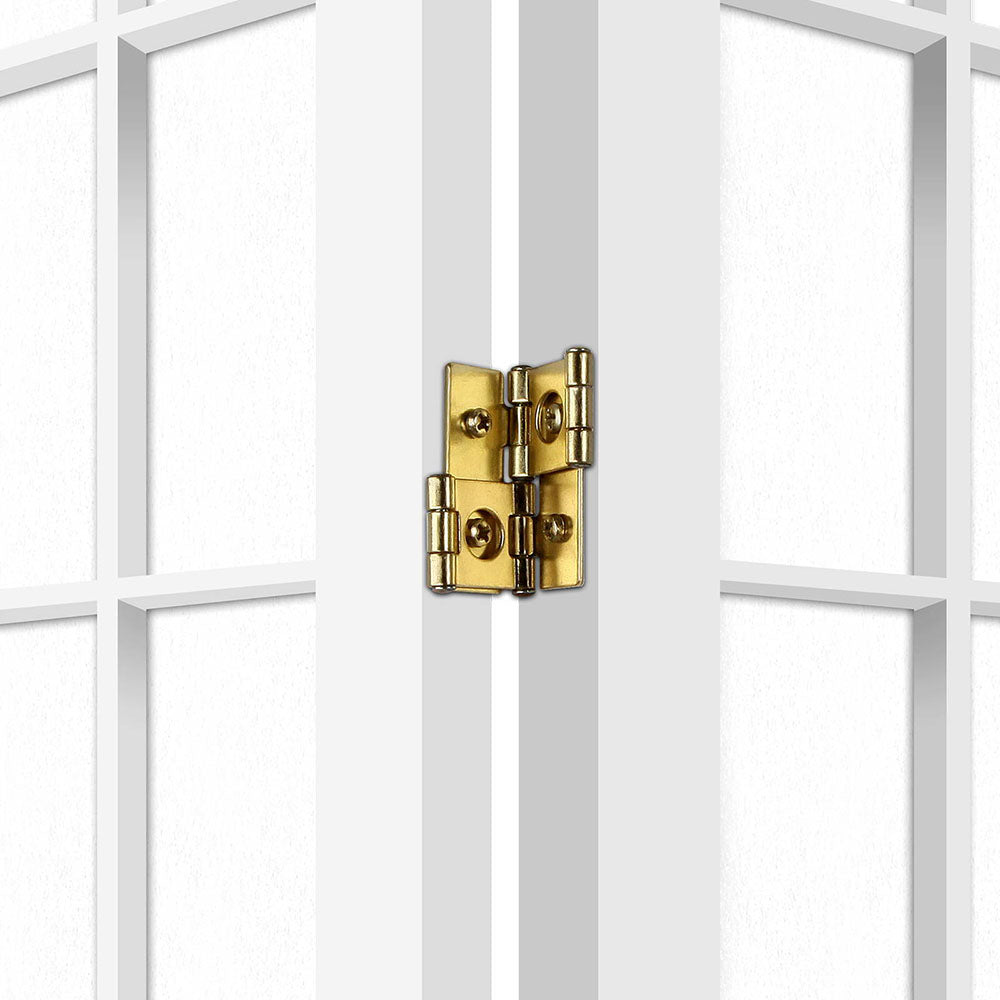 3 Wide Panel Wood Room Divider Privacy Screen Folding Stand - White Homecoze