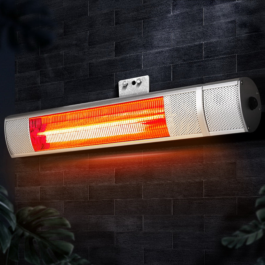Electric Infrared Strip Heater Radiant Heaters Remote control 2000W Homecoze