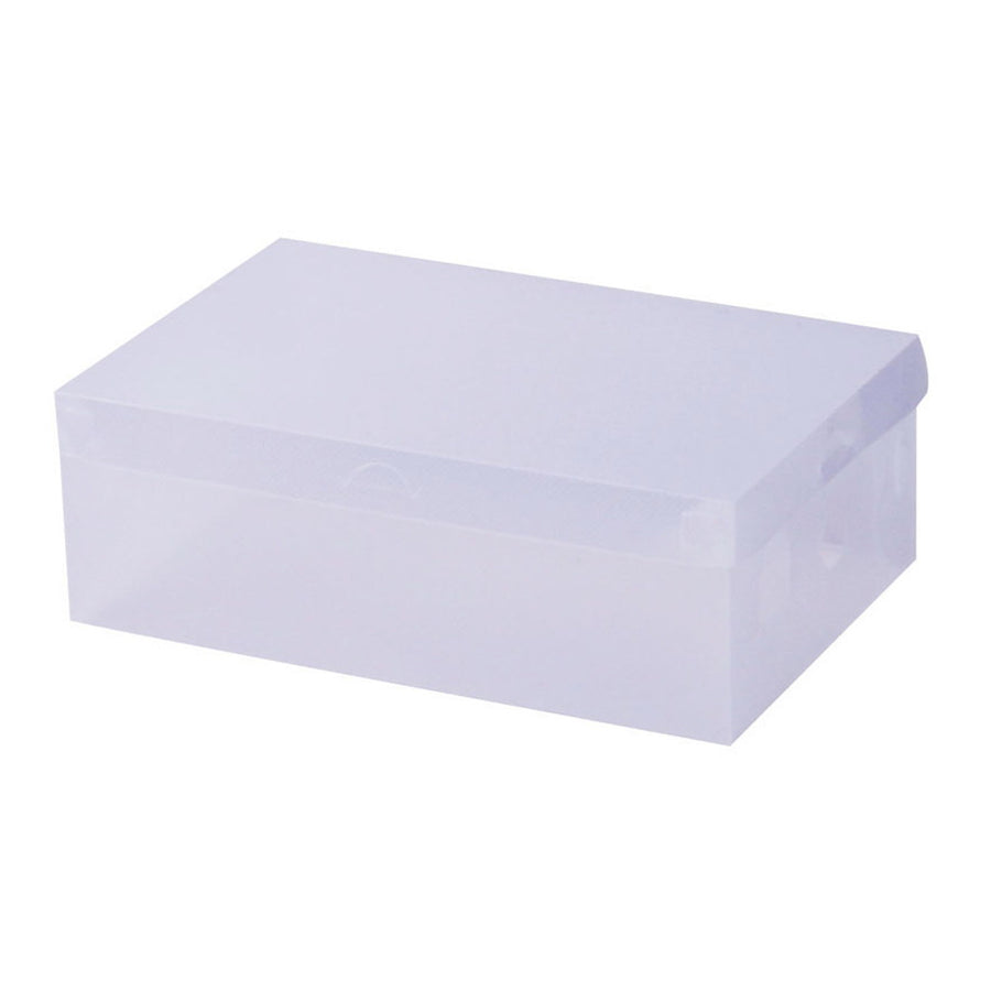 Set of 20 Clear Shoe Box Foldable Transparent Shoe Storage Stackable Case Homecoze