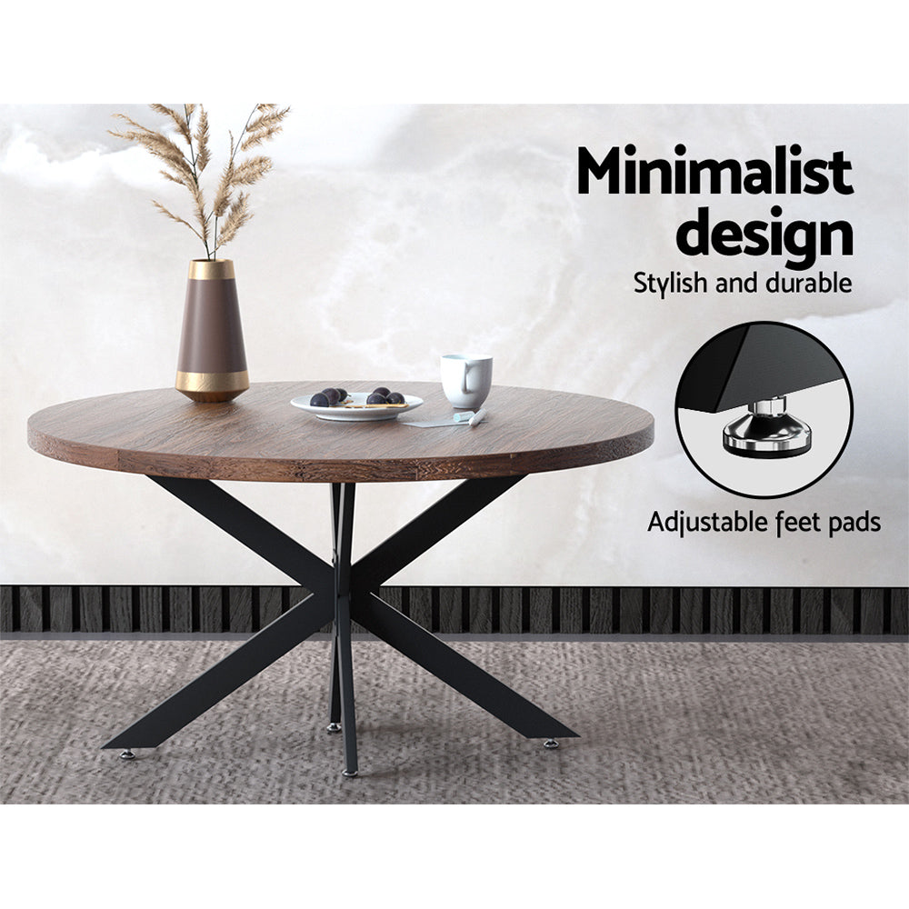 Starburst Metal Table Legs DIY Universal Coffee or Dining Table (120x68x71cm) Homecoze