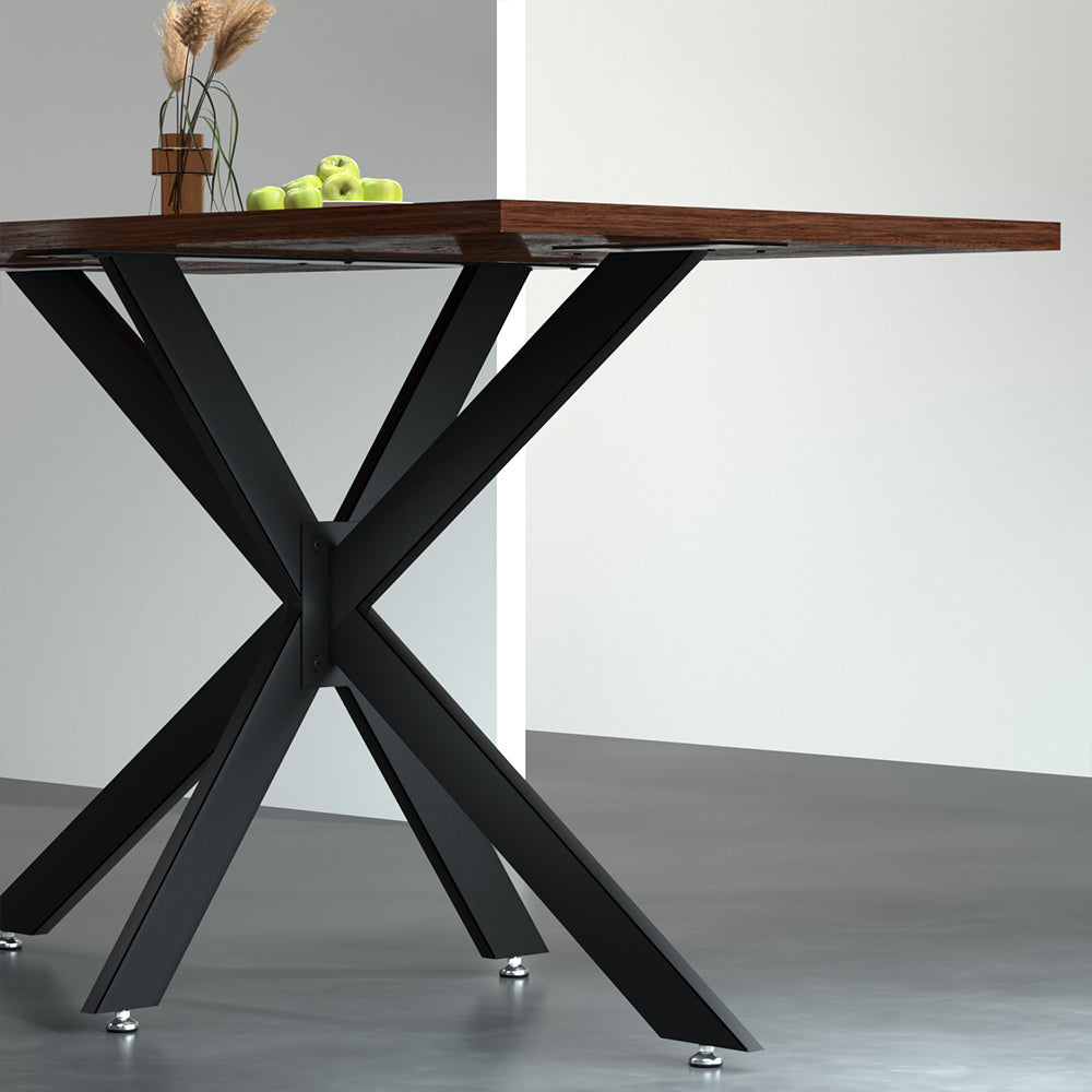 Starburst Metal Table Legs DIY Universal Coffee or Dining Table (120x68x71cm) Homecoze