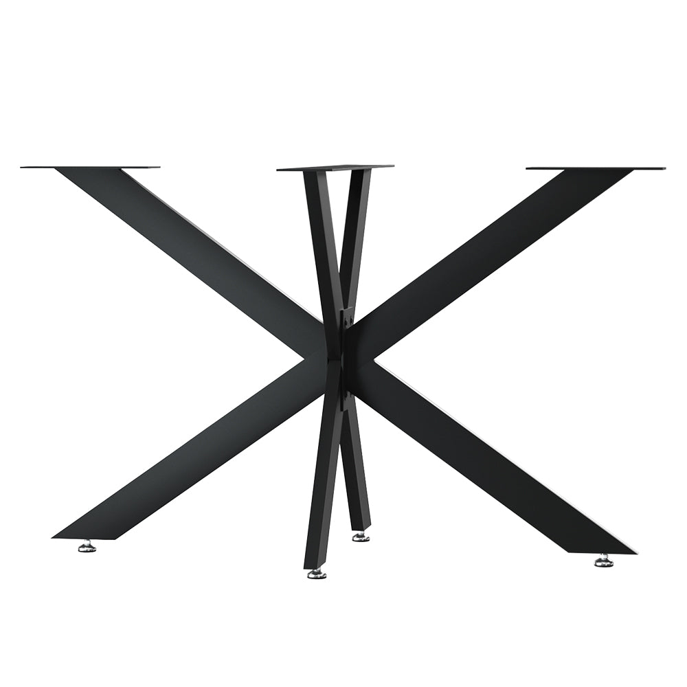 Starburst Metal Table Legs DIY Universal Coffee or Dining Table (150x78x71cm) Homecoze
