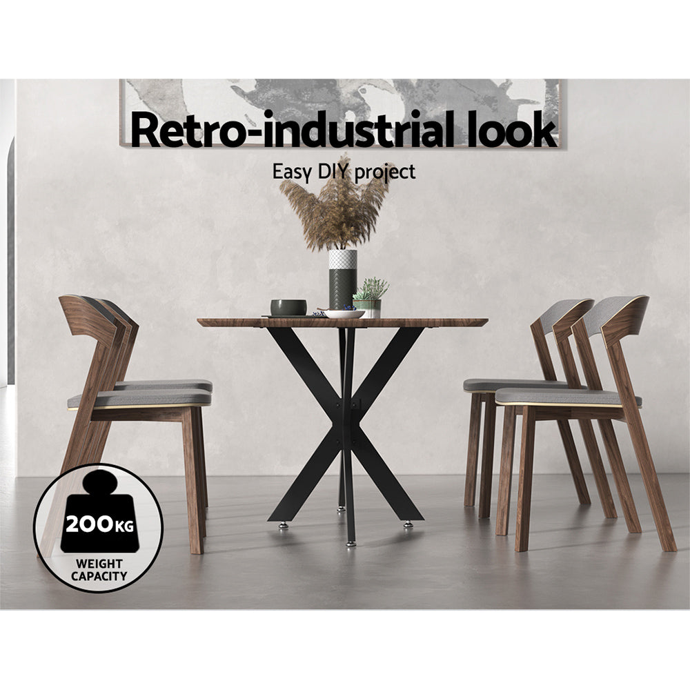 Starburst Metal Table Legs DIY Universal Coffee or Dining Table (150x78x71cm) Homecoze