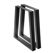 Trapezoid Metal Table Legs DIY Universal Coffee or Dining Table (45x65x71cm) Homecoze