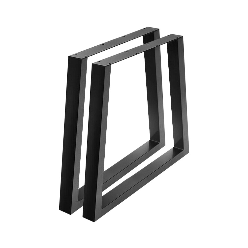 Trapezoid Metal Table Legs DIY Universal Coffee or Dining Table (65x90x71cm) Homecoze