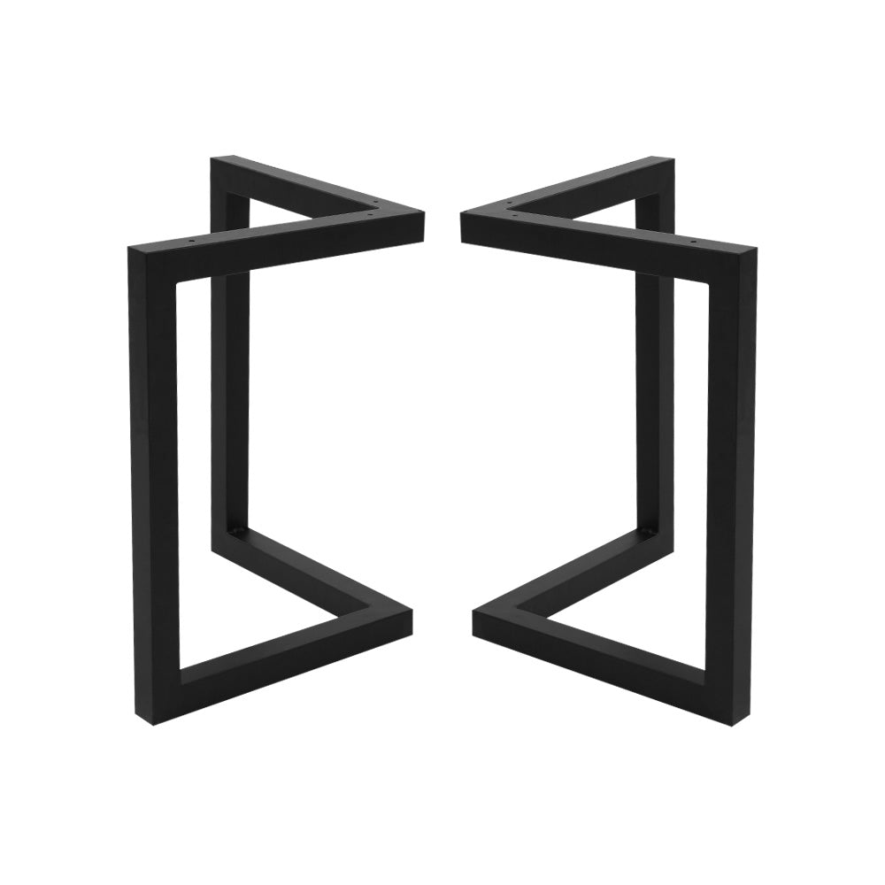 V Shape Metal Table Legs DIY Universal Coffee or Dining Table (70x71cm) Homecoze