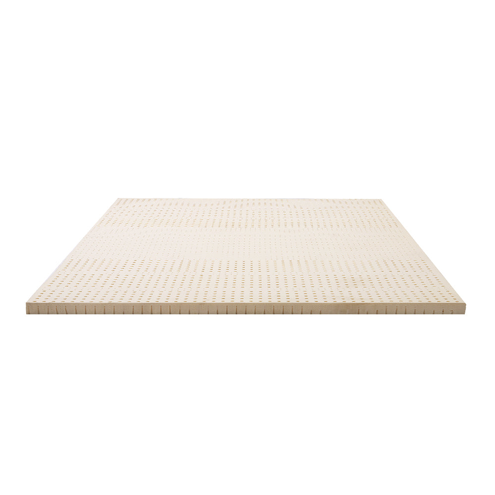 7 Zone Pure Natural Latex Mattress Topper 5cm - Double Homecoze