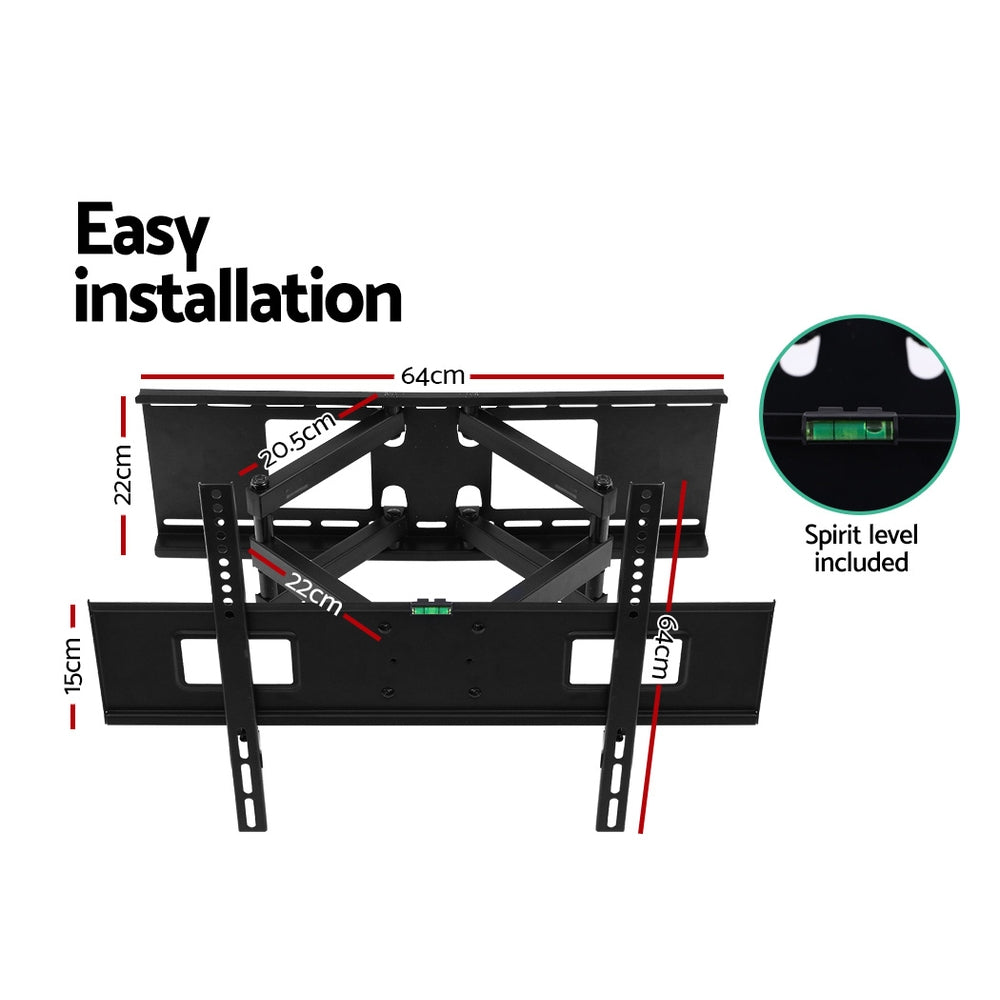 Artiss TV Wall Mount Bracket Tilt Swivel Full Motion Flat LED LCD 32 42 50 55 60 65 70 inch Homecoze Home & Living