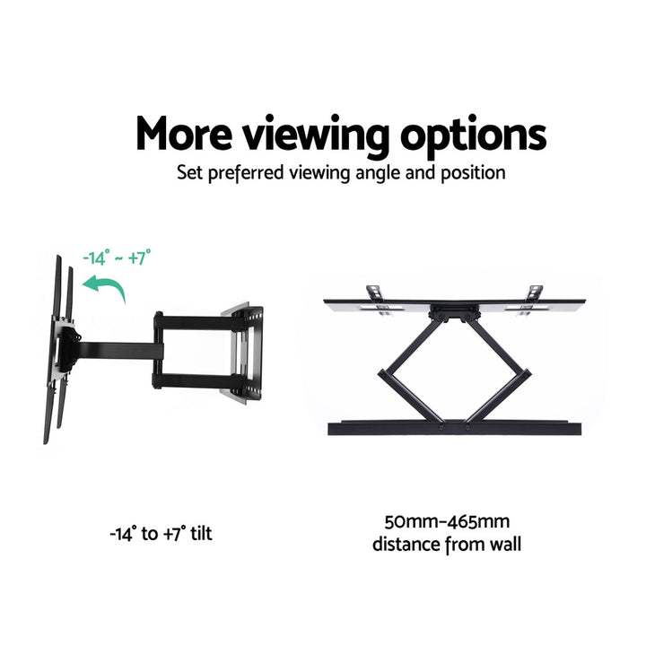 Artiss TV Wall Mount Bracket Tilt Swivel Full Motion Flat LED LCD 32 42 50 55 60 65 70 inch Homecoze Home & Living