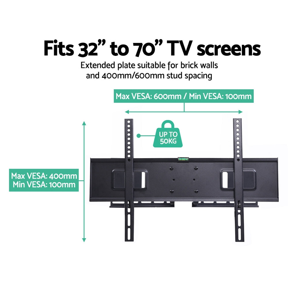 Artiss TV Wall Mount Bracket Tilt Swivel Full Motion Flat LED LCD 32 42 50 55 60 65 70 inch Homecoze Home & Living