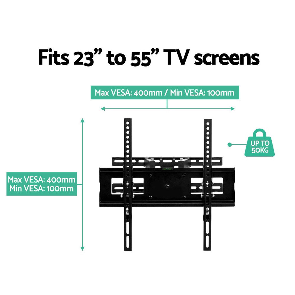 Artiss TV Wall Mount Bracket Tilt Swivel Full Motion Flat Slim LED LCD 23 32 42 50 55 inch Homecoze Home & Living