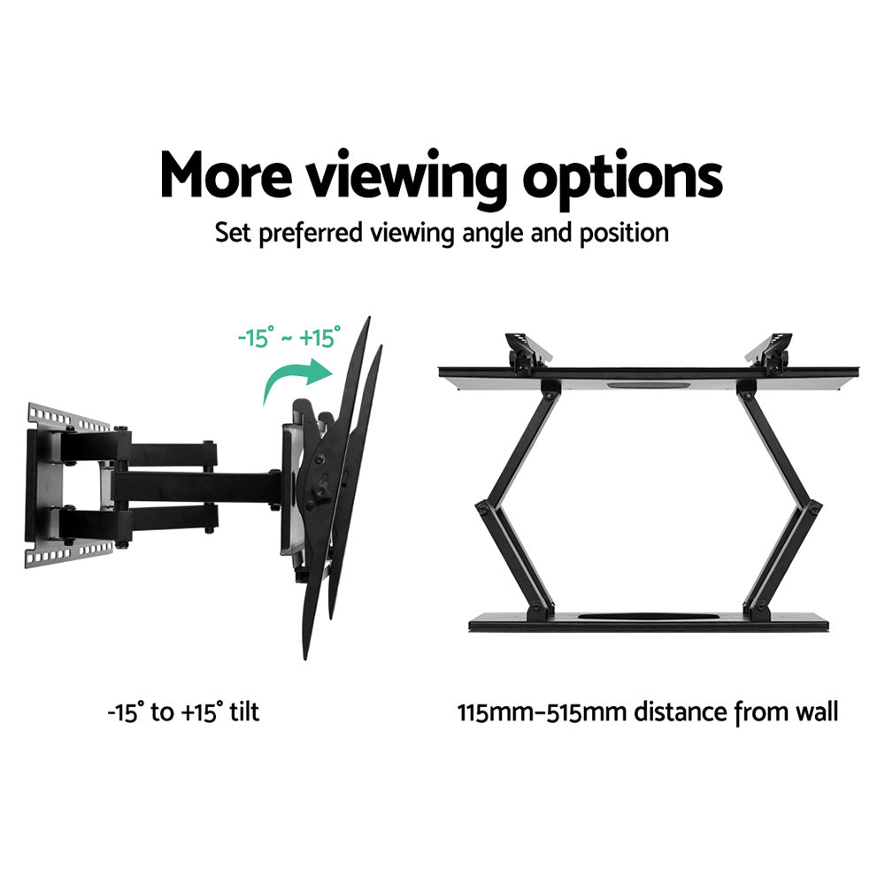 Artiss TV Wall Mount Bracket Tilt Swivel Full Motion Flat Slim LED LCD 32 inch to 80 inch Homecoze Home & Living