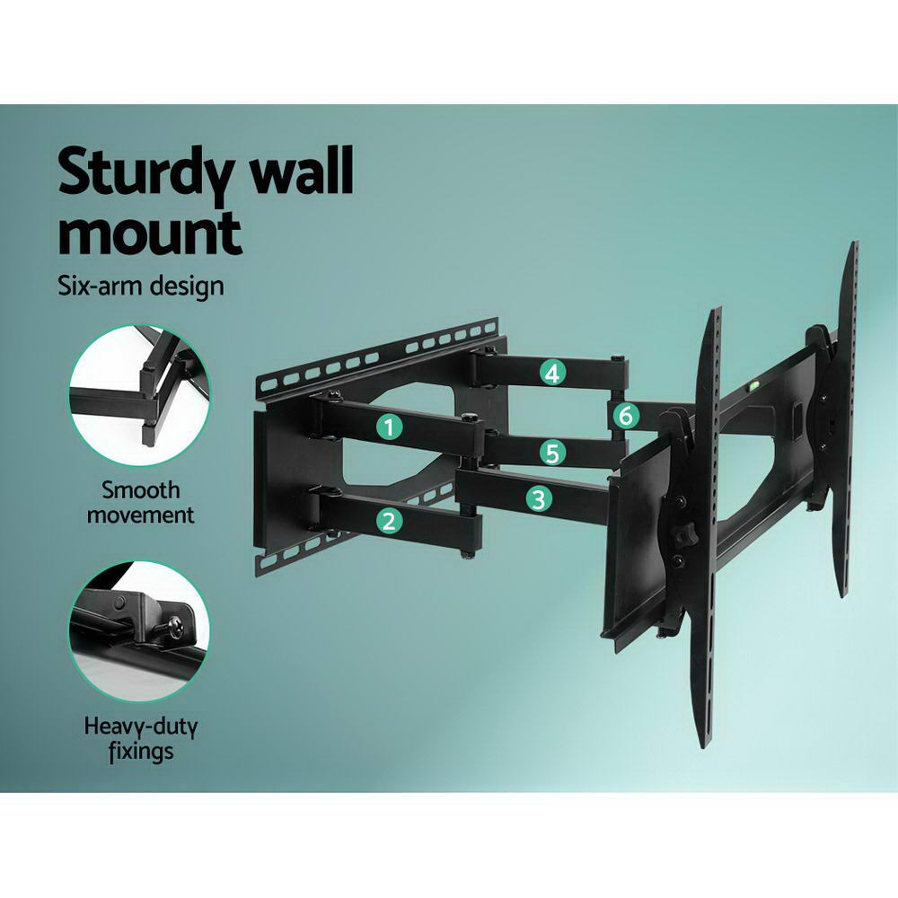 Artiss TV Wall Mount Bracket Tilt Swivel Full Motion Flat Slim LED LCD 32 inch to 80 inch Homecoze Home & Living