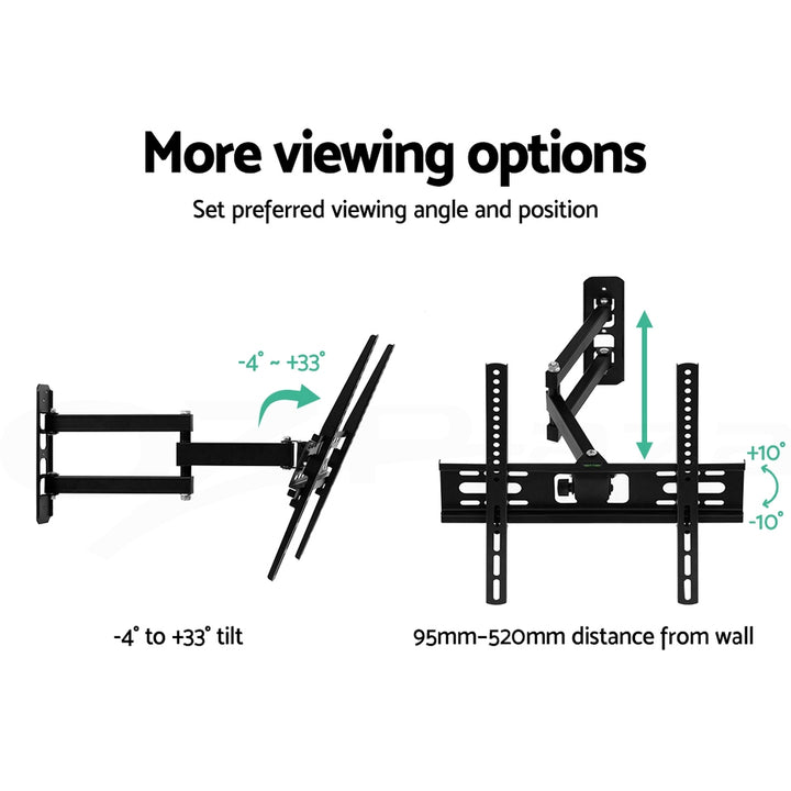 Artiss TV Wall Mount Bracket Tilt Swivel Full Motion Flat Slim LED LCD 23 inch to 55 inch Homecoze Home & Living