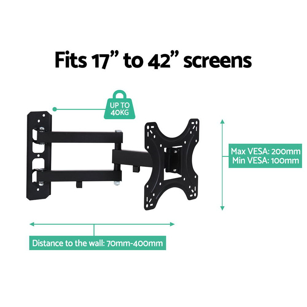 Artiss TV Wall Mount Bracket Tilt Swivel Full Motion 32 37 42 Inch Plasma Screen LCD Homecoze Home & Living