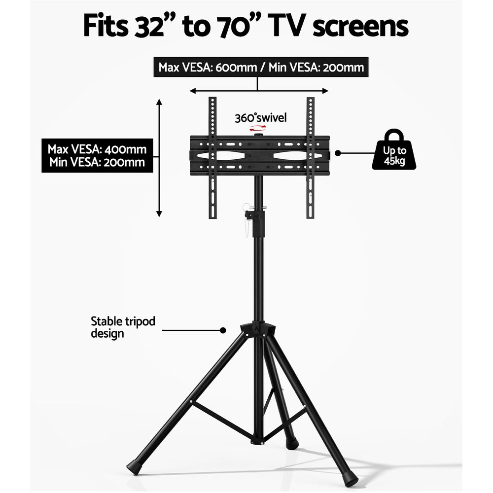 TV Stand 360 Degree Swivel Mount 32-70"  Universal LED LCD Tripod