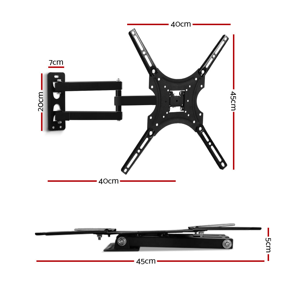 Artiss TV Wall Mount Monitor Bracket Swivel Tilt 24 32 37 40 42 47 50 Inch LED LCD Homecoze Home & Living
