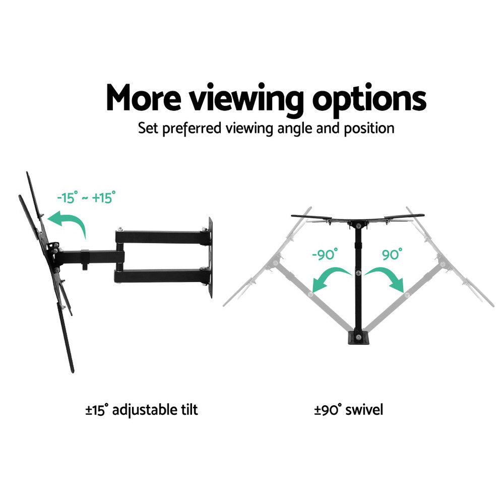 Artiss TV Wall Mount Monitor Bracket Swivel Tilt 24 32 37 40 42 47 50 Inch LED LCD Homecoze Home & Living