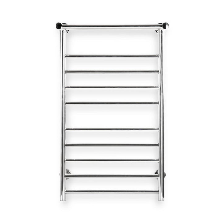 Electric Heated Towel Warmer 14 Bar Wall Mounted - Polished Stainless Steel Homecoze