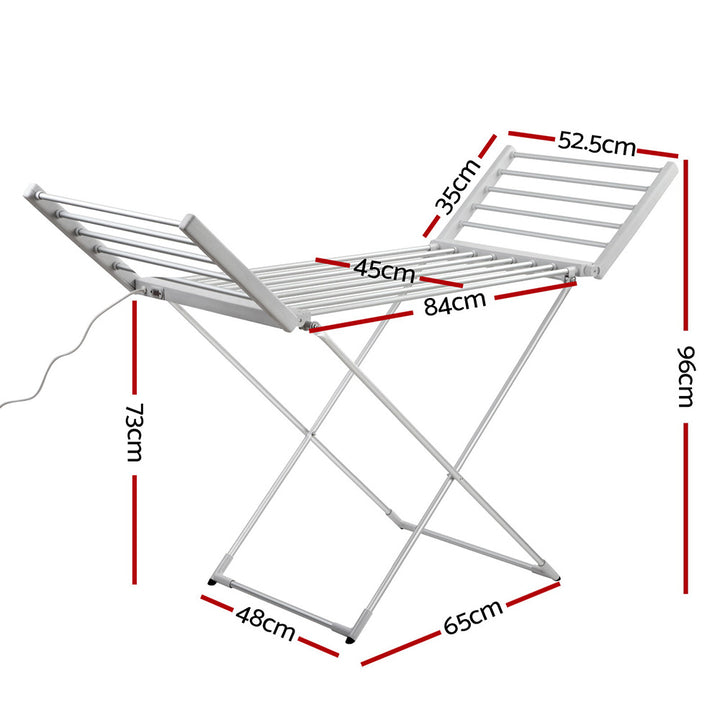 Freestanding Electric Heated Clothes Rack Homecoze