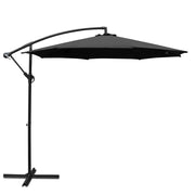 3m Cantilever Outdoor Umbrella Sunshade - Black Homecoze