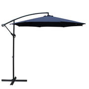 3m Cantilever Outdoor Umbrella Sunshade - Navy Homecoze