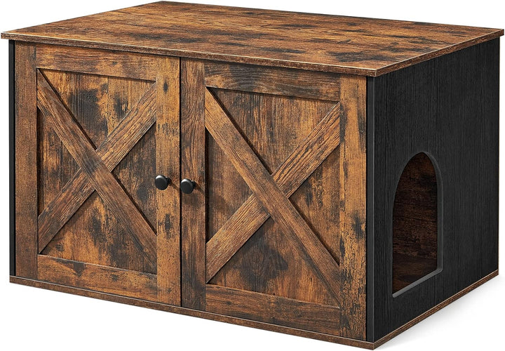 Modern Rustic Cat House Side Table