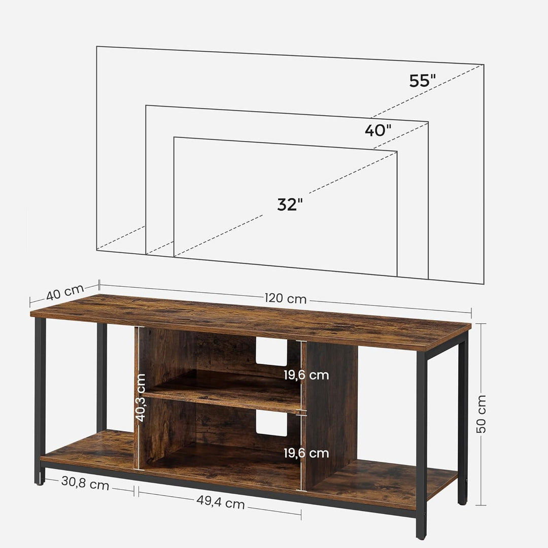 Modern Rustic Entertainment Unit | 120cm