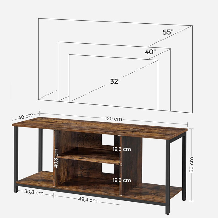 Modern Rustic Entertainment Unit | 120cm