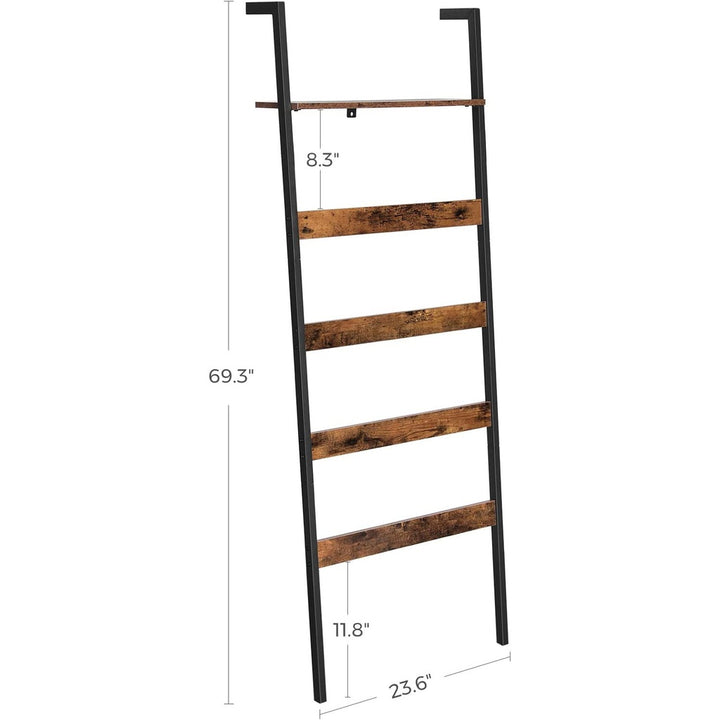 Modern Rustic Wall Ladder Towel Rack