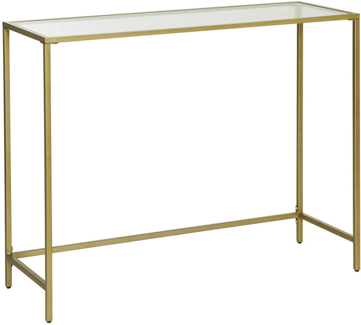 Gold & Glass Console Table 100cm