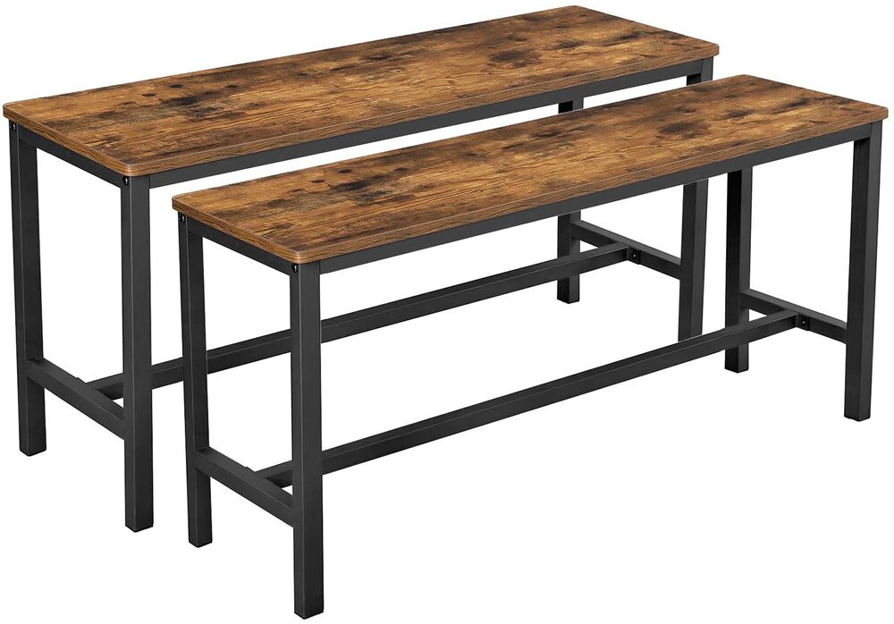 Modern Rustic (Set of 2) Compact Bench Seats