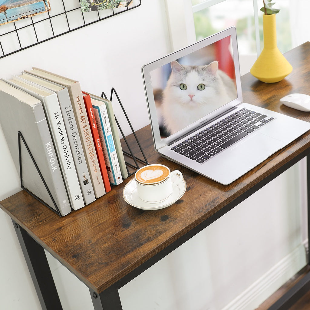 Modern Rustic Slimline Kitchen Bar Table | 120cm