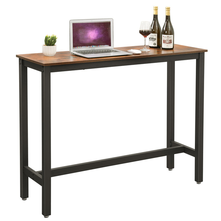 Modern Rustic Slimline Kitchen Bar Table | 120cm