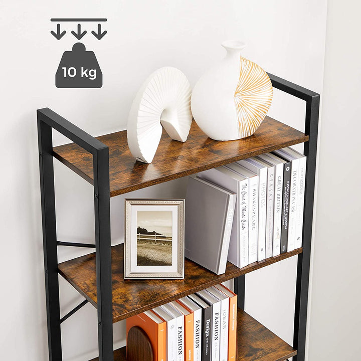 Modern Rustic 6 Tier Display Shelf Bookcase