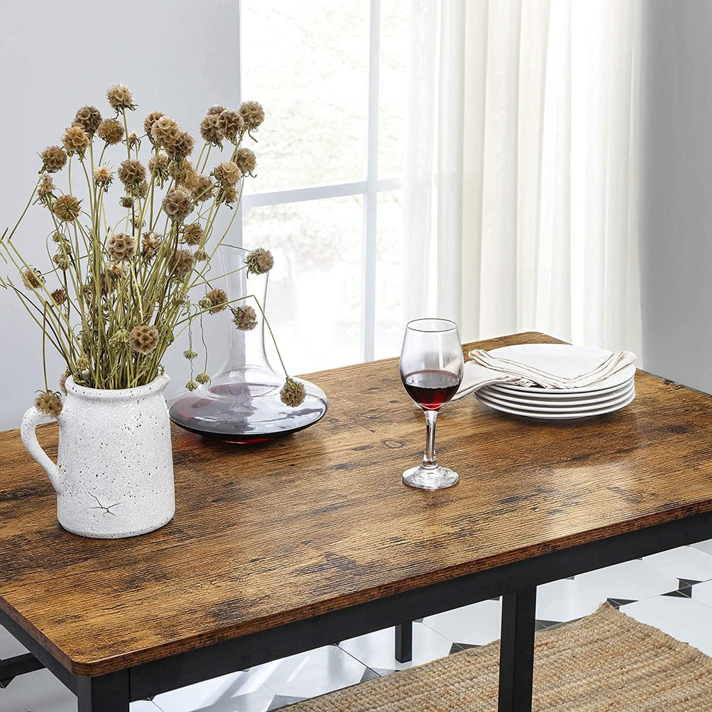 Modern Rustic Dining Table & Bench Seat Set