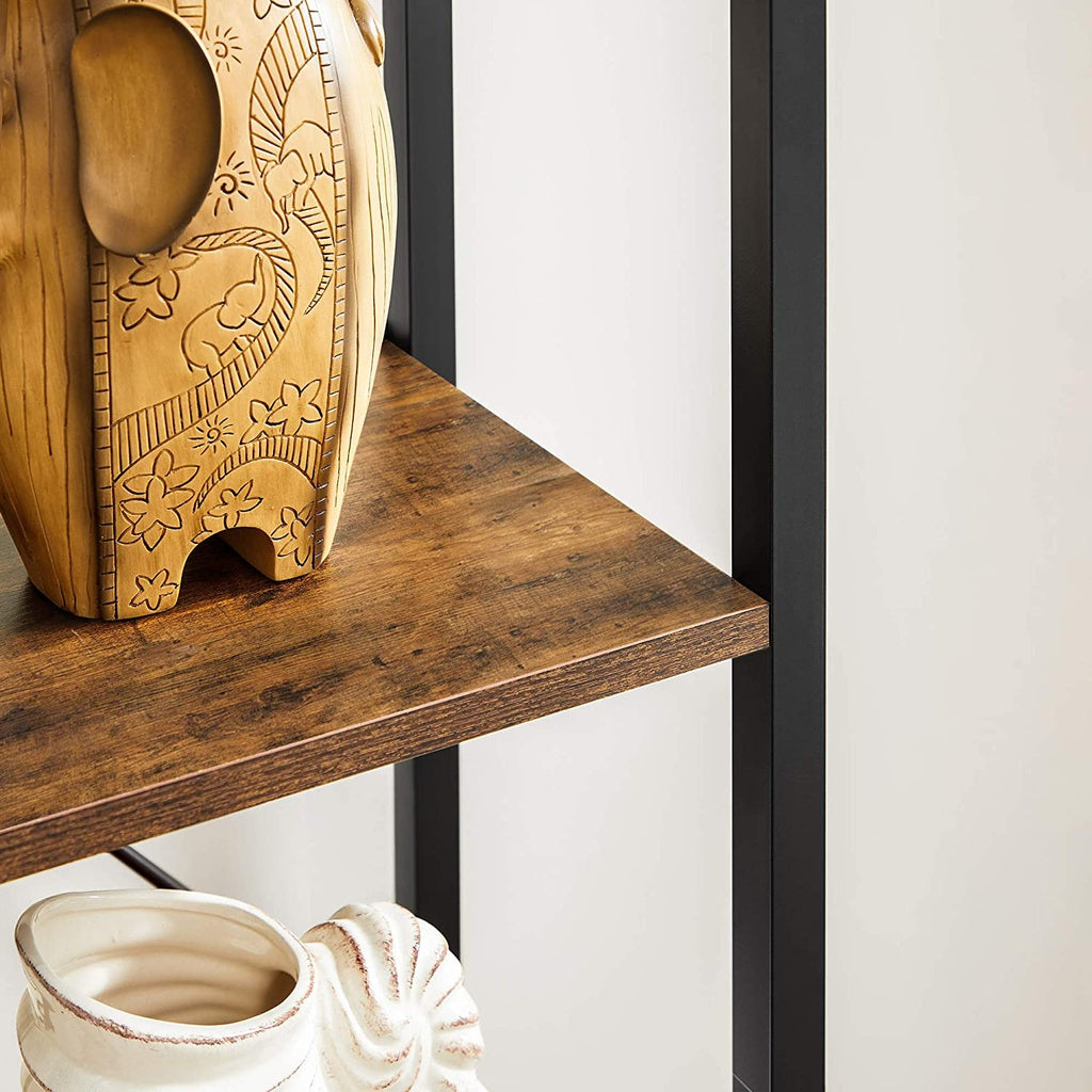 Modern Rustic 6 Tier Narrow Display Shelf