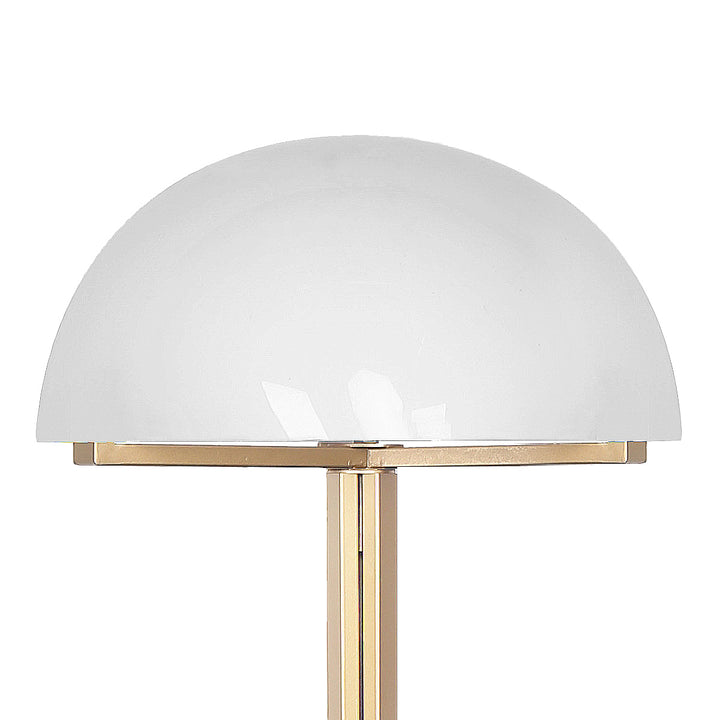 Metal Floor Lamp with White Acrylic Shade