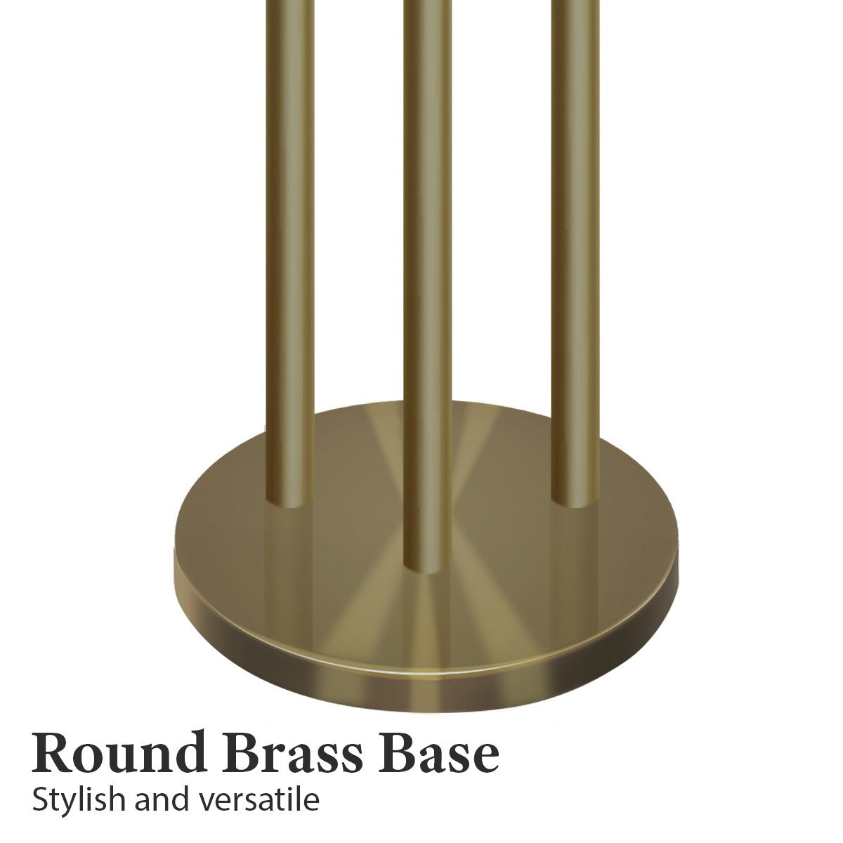 Three Metal Shade Floor Lamp - Homecoze