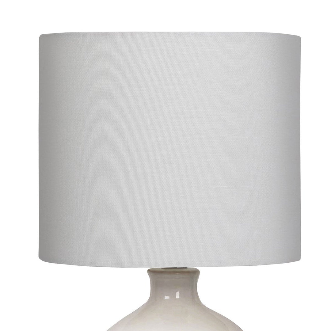 Ceramic Table Lamp In Cream