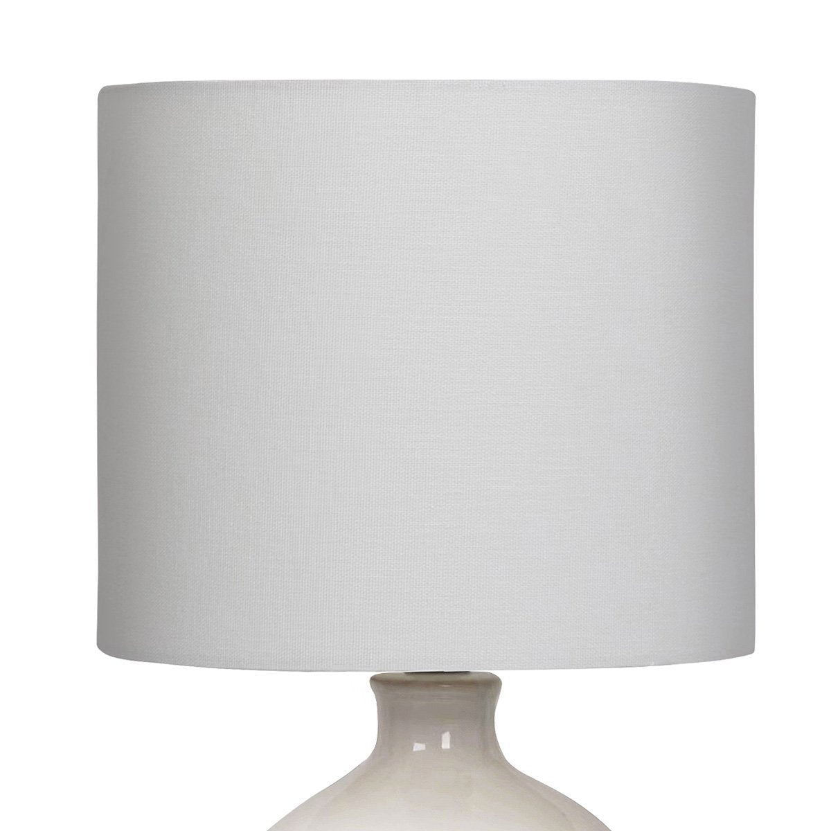 Ceramic Table Lamp In Cream - Homecoze